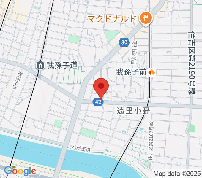 マツモト楽器の地図