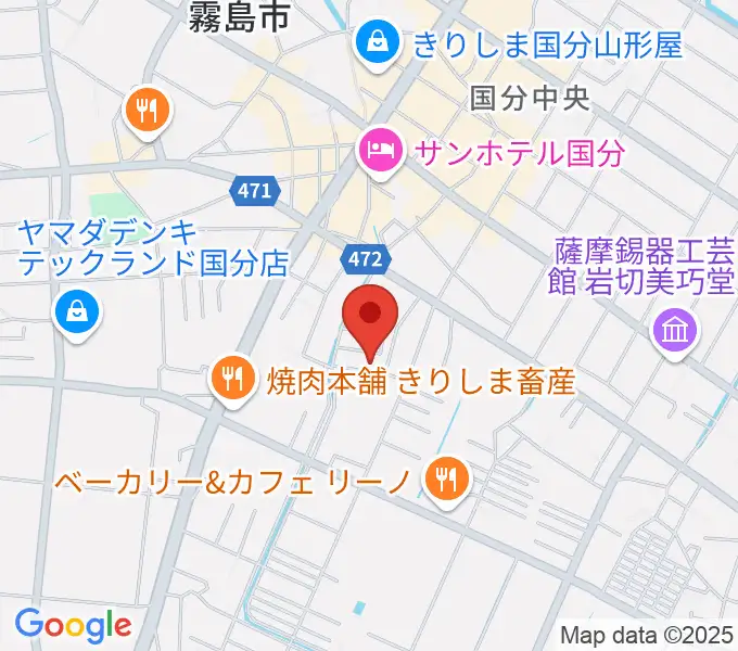 ミヤタカンパニーの地図