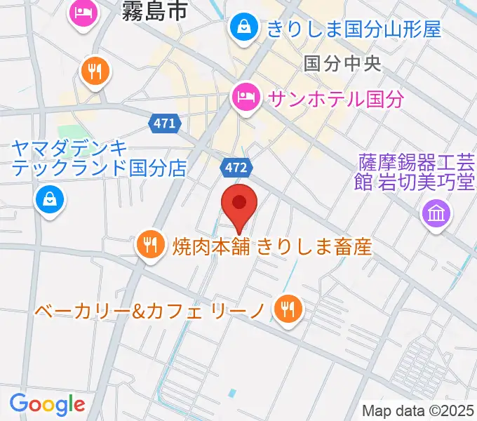 ミヤタカンパニーの地図