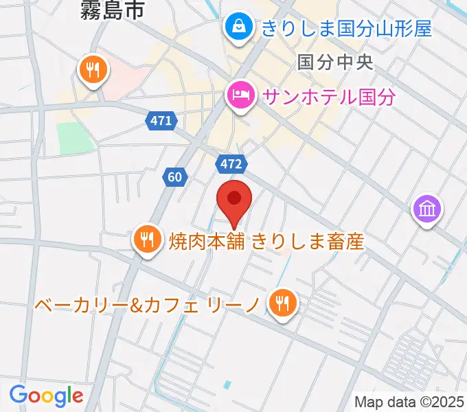 ミヤタカンパニーの地図