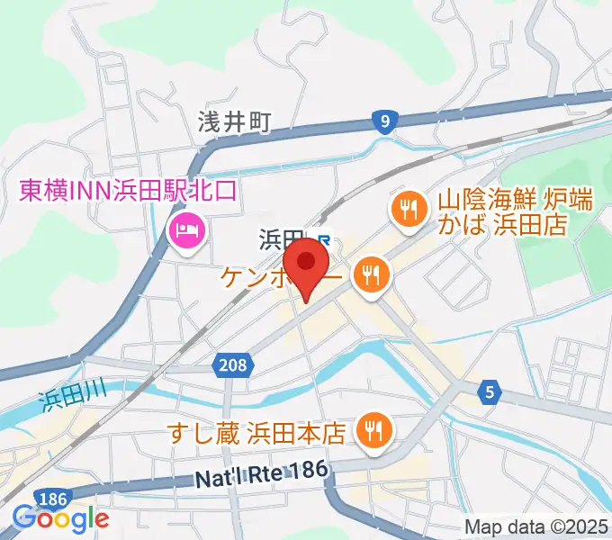 みずほ楽器の地図