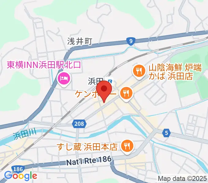 みずほ楽器の地図