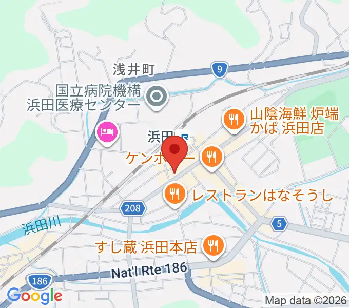 みずほ楽器の地図