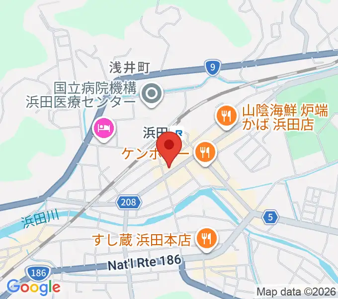 みずほ楽器の地図