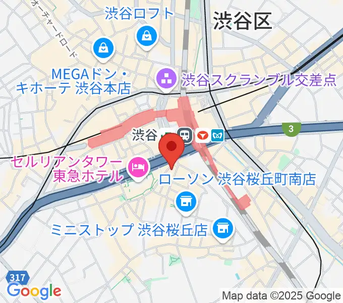 イケベ楽器店 鍵盤堂・パワーレック・パワーDJ'sの地図