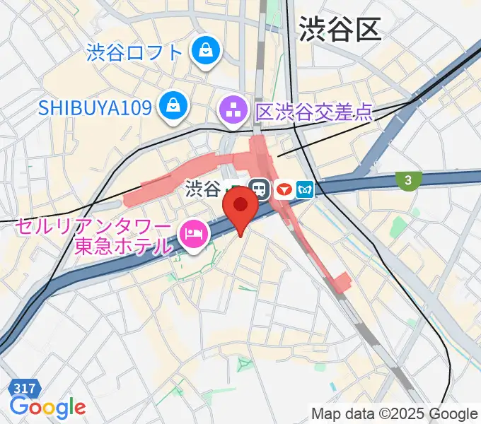 イケベ楽器店 鍵盤堂・パワーレック・パワーDJ'sの地図