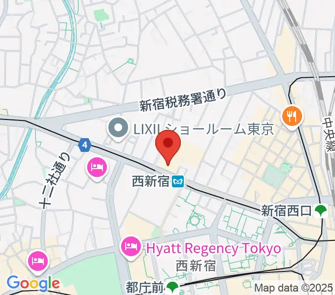村松楽器 新宿店の地図