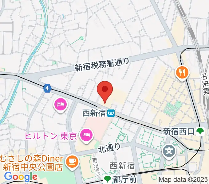 村松楽器 新宿店の地図