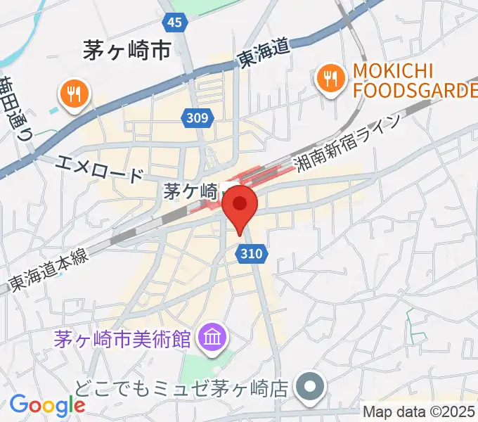 長谷川楽器本店の地図