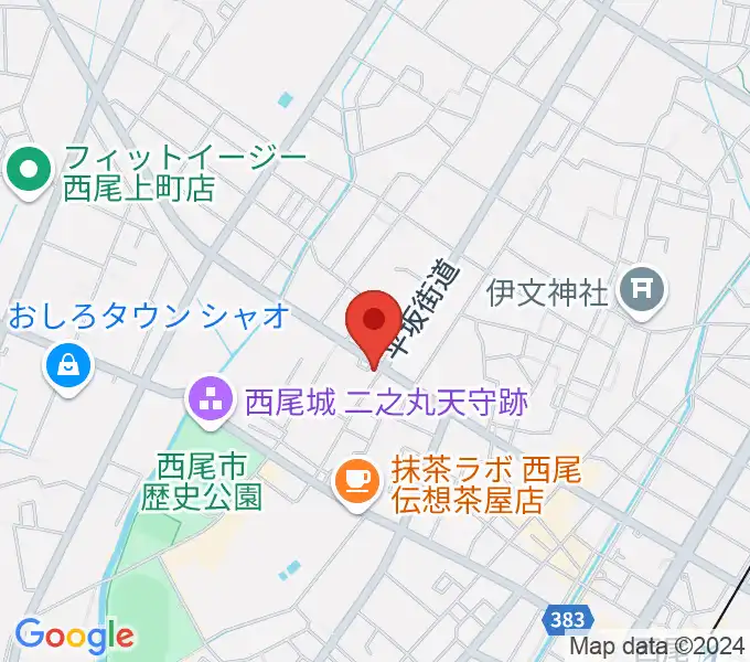 中善楽器の地図