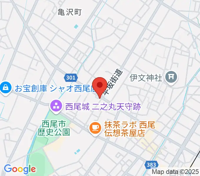 中善楽器の地図