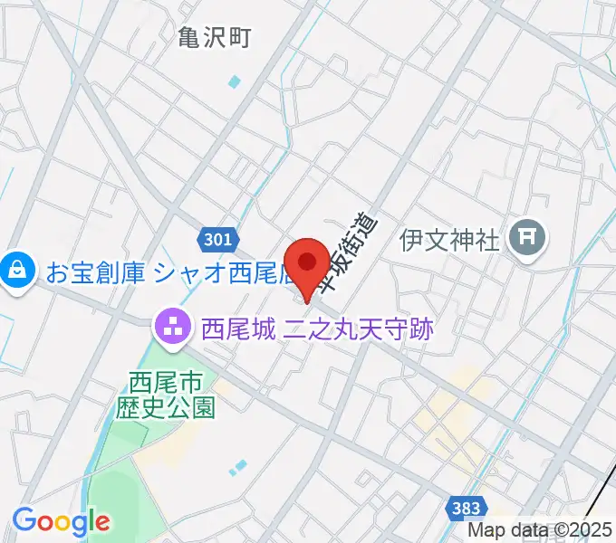 中善楽器の地図