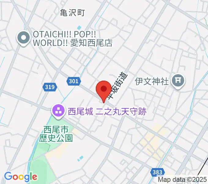 中善楽器の地図