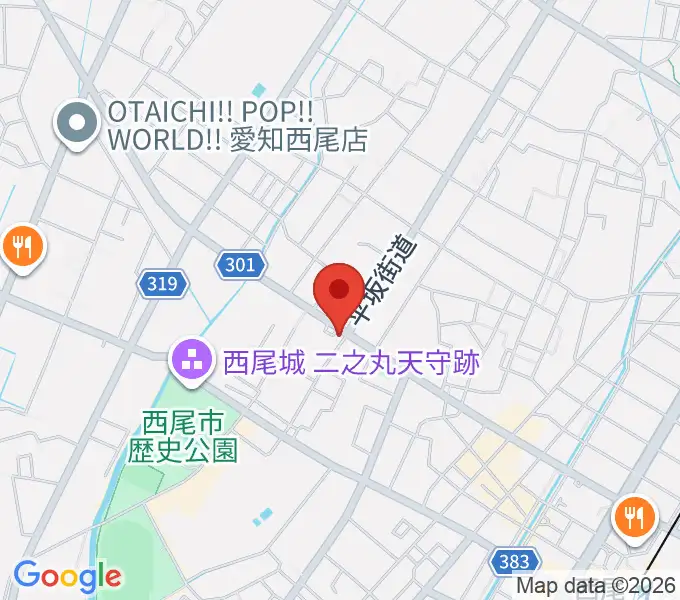 中善楽器の地図
