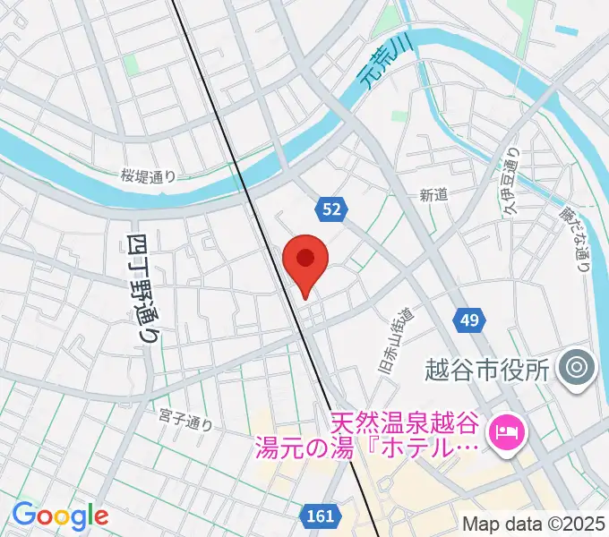 ネギシ楽器の地図