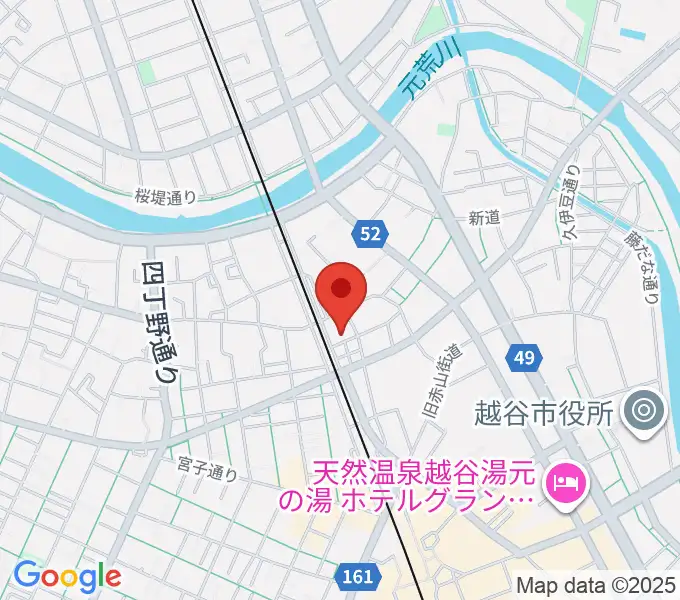 ネギシ楽器の地図