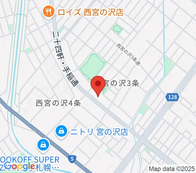 エルム楽器札幌本店の地図