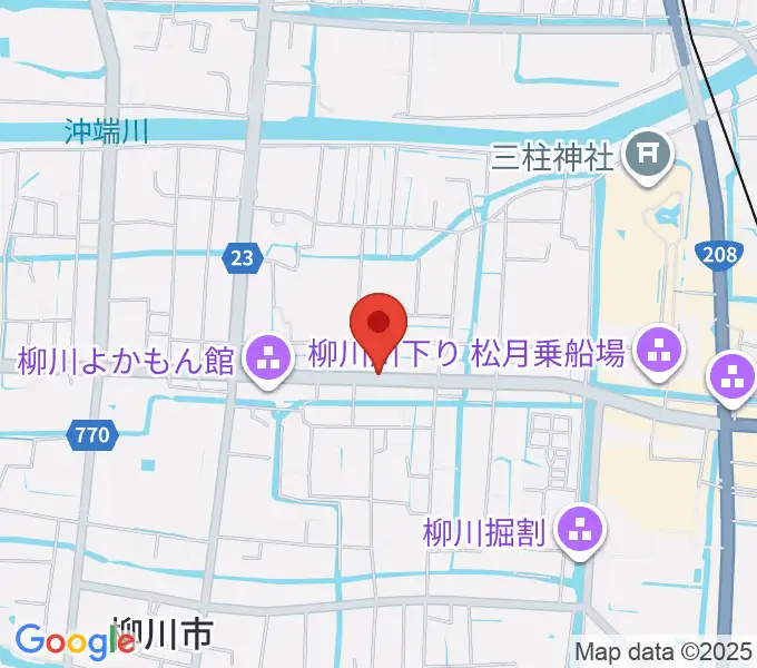 小川楽器 柳川店の地図