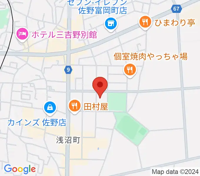 オンダ楽器の地図