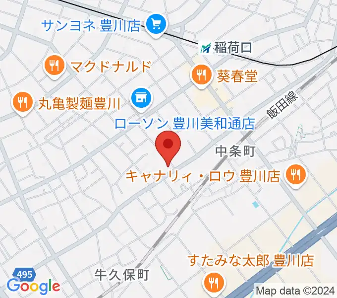 オリエント楽器 豊川店の地図