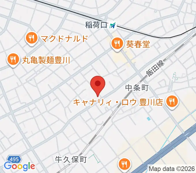 オリエント楽器 豊川店の地図