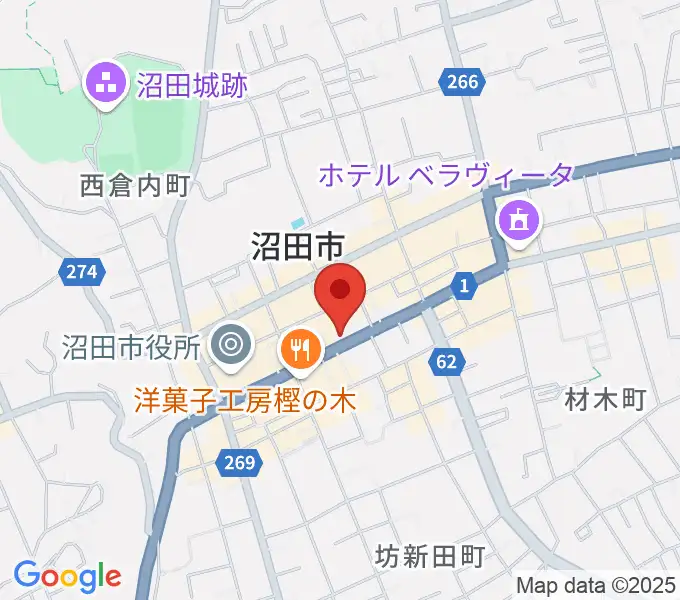小池楽器店の地図