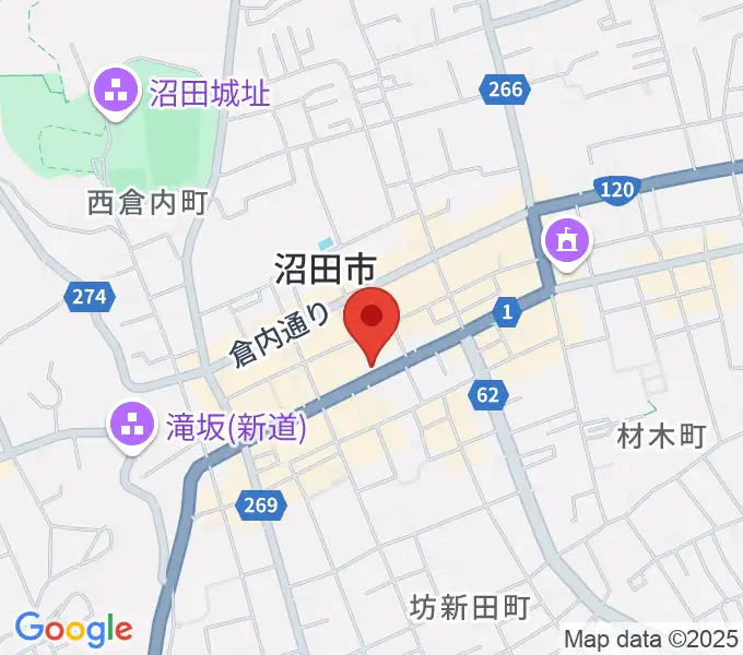 小池楽器店の地図