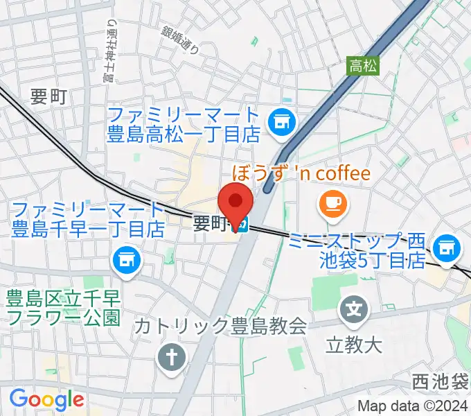 プラサギターラの地図