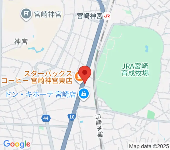 ピアノバンクの地図