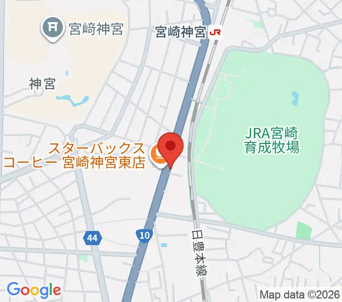 ピアノバンクの地図