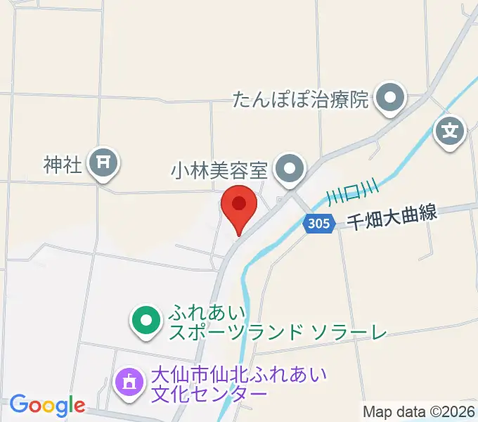 有限会社 鈴木太鼓店の地図