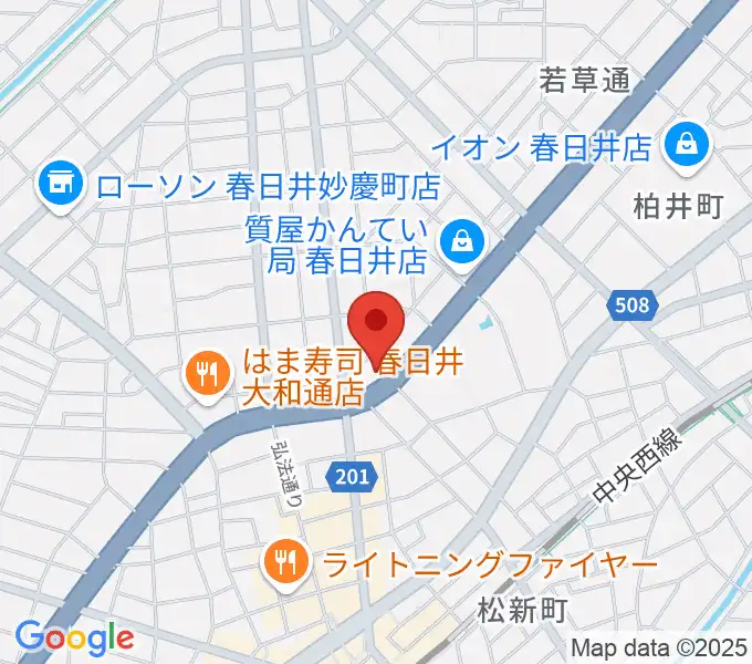 株式会社サカエ楽器の地図