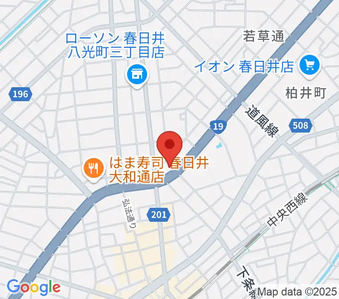 株式会社サカエ楽器の地図
