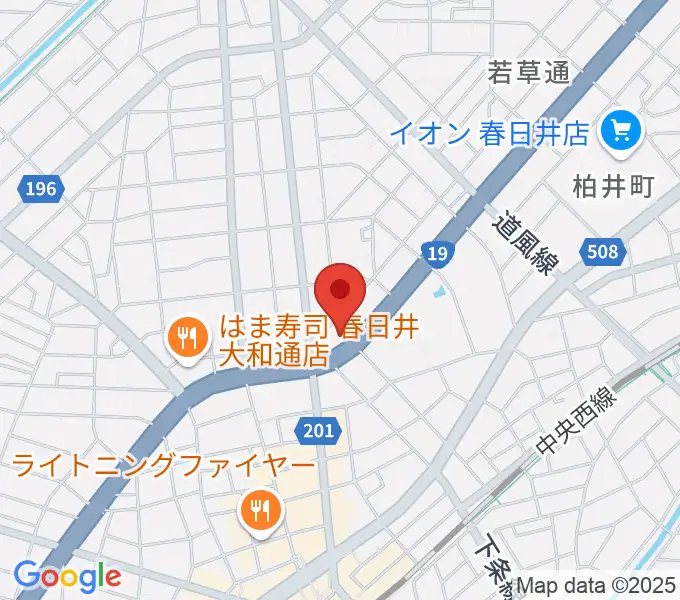 株式会社サカエ楽器の地図