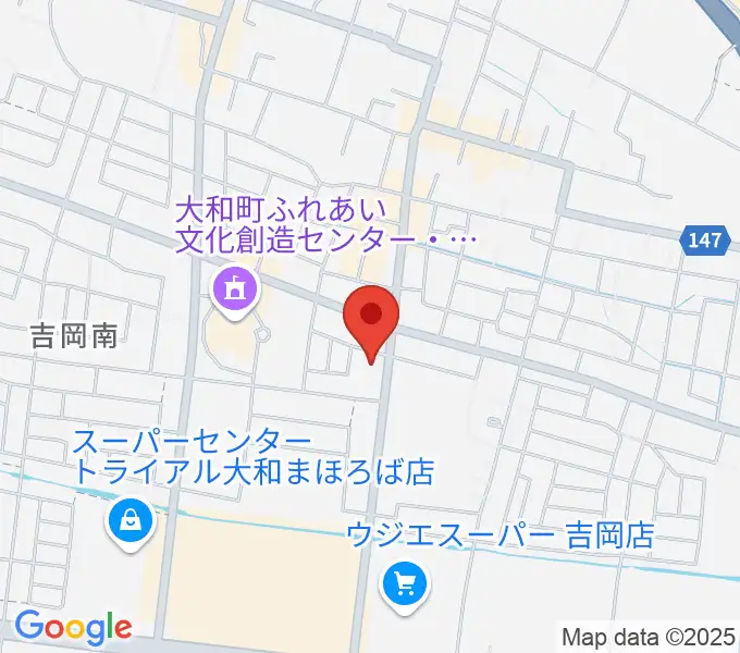 仙台ピアノ工房の地図