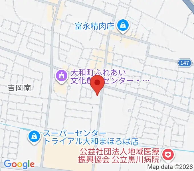 仙台ピアノ工房の地図