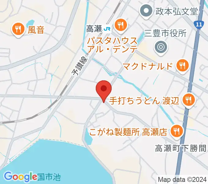 シャープアンドフラットの地図