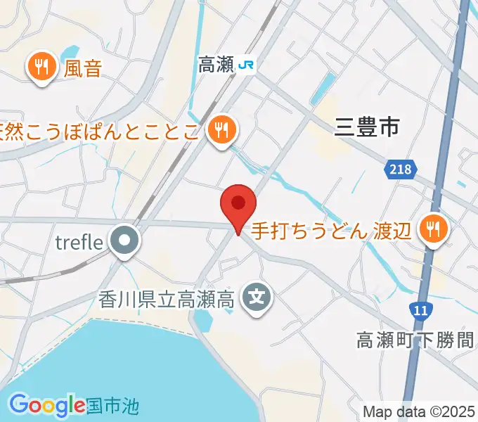 シャープアンドフラットの地図