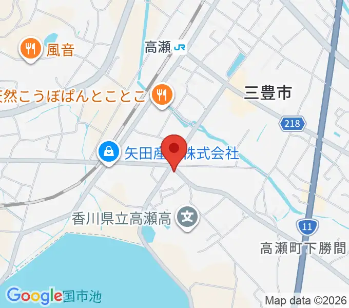 シャープアンドフラットの地図