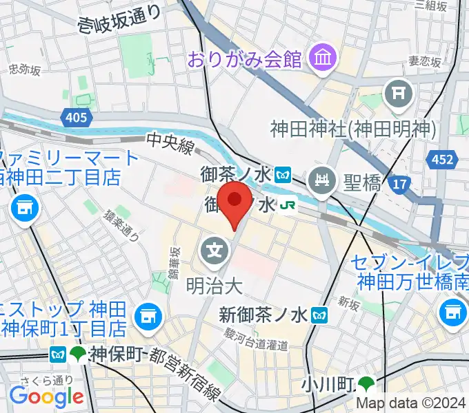 下倉バイオリンの地図