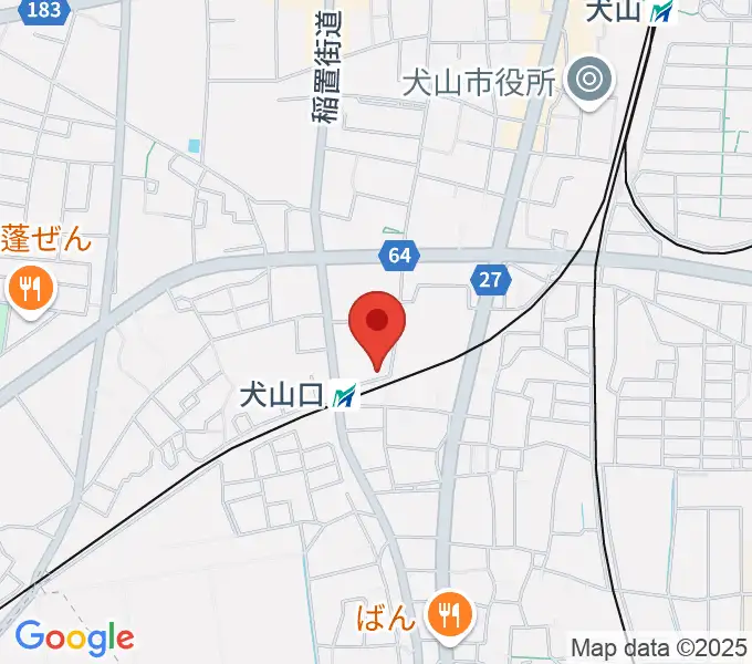 真和楽器の地図