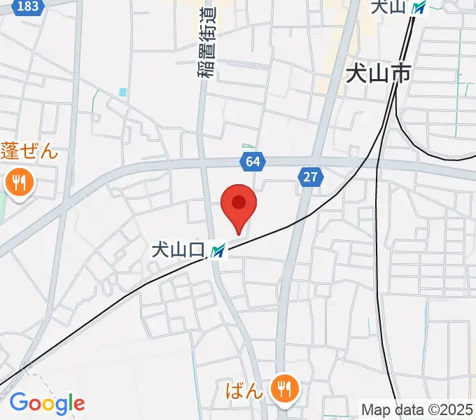 真和楽器の地図