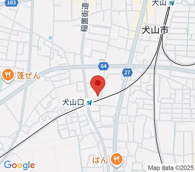 真和楽器の地図