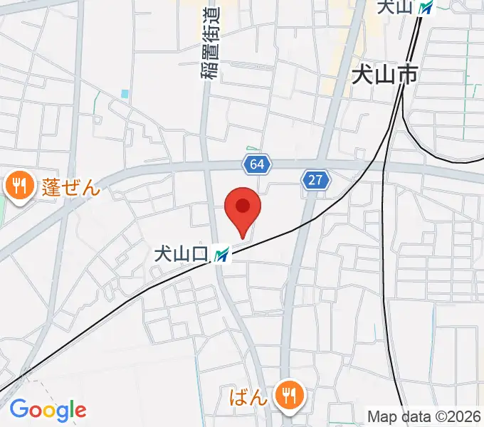 真和楽器の地図