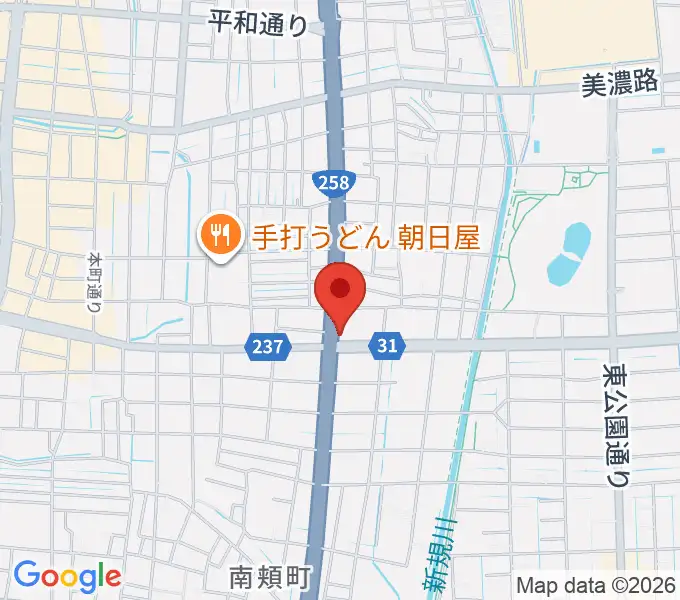 松栄楽器 大垣本店の地図