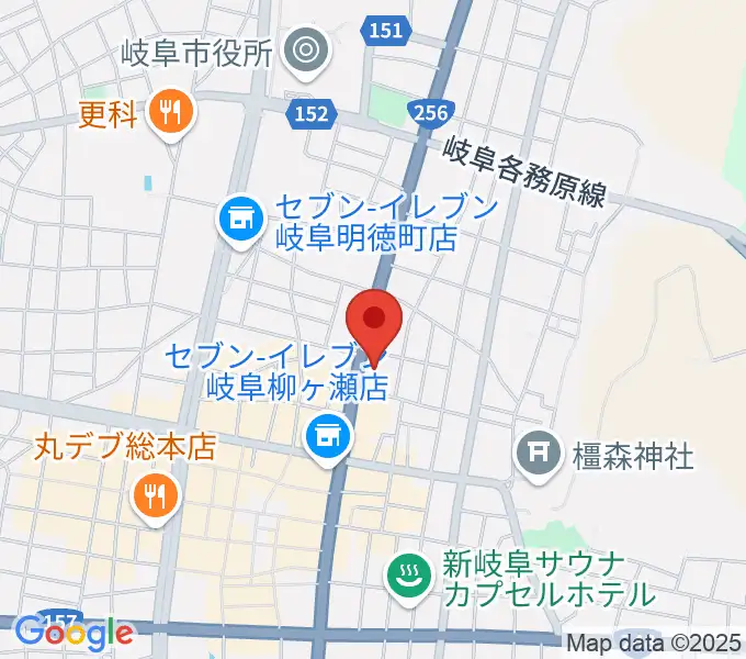 松栄堂楽器 本店の地図