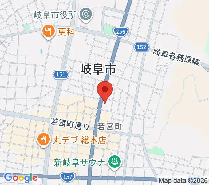 松栄堂楽器 本店の地図