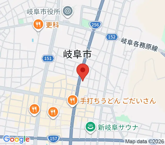 松栄堂楽器 本店の地図