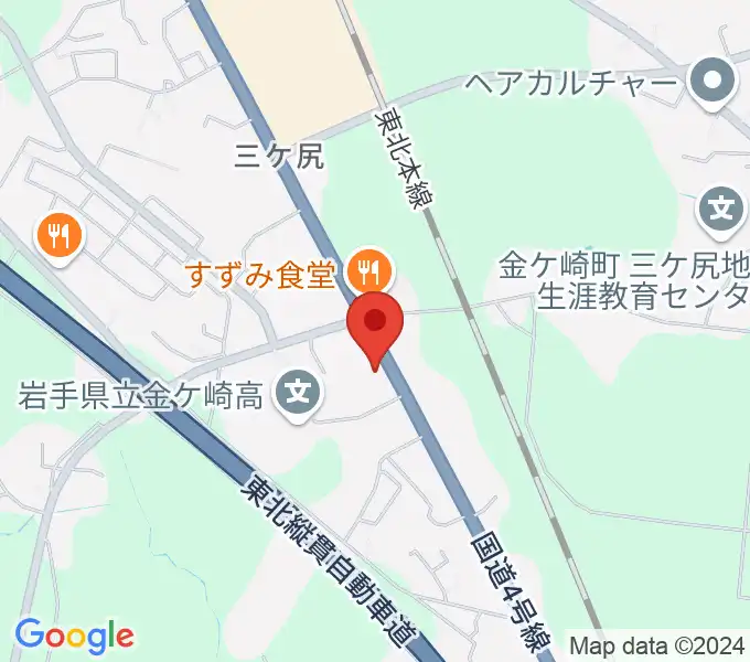 正時堂ピアノ壱番館の地図