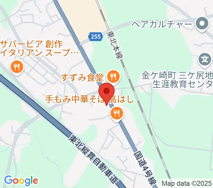 正時堂ピアノ壱番館の地図